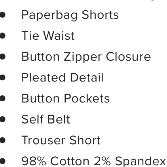 Paperbag Tie Shorts - Picture 5 of 5